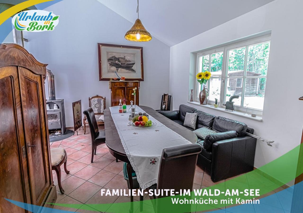 Familien-Suite-Im-Wald-Am-See Bork Exteriör bild
