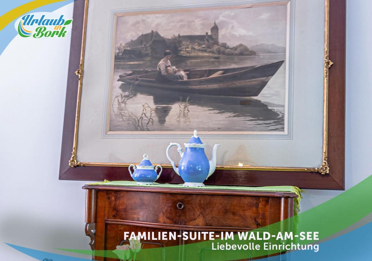 Familien-Suite-Im-Wald-Am-See Bork Exteriör bild