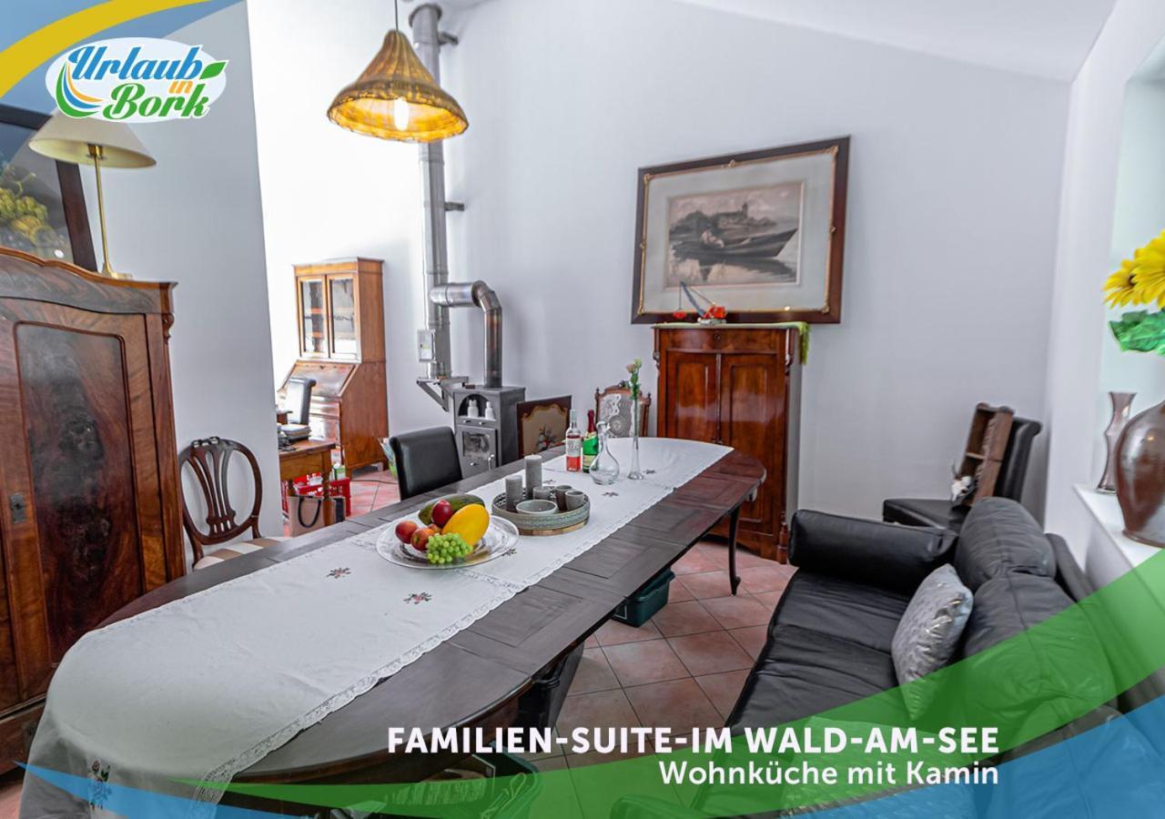 Familien-Suite-Im-Wald-Am-See Bork Exteriör bild