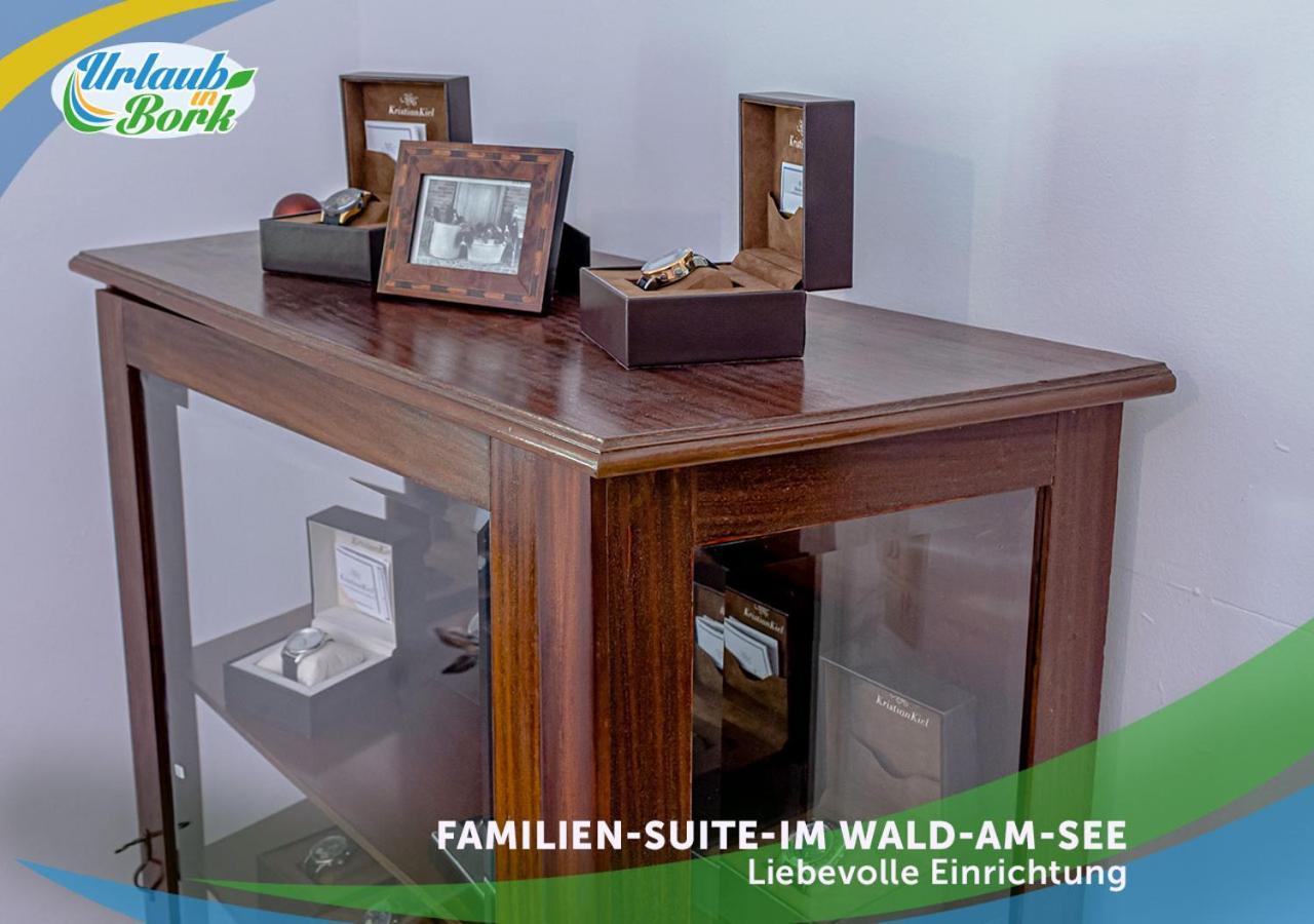 Familien-Suite-Im-Wald-Am-See Bork Exteriör bild