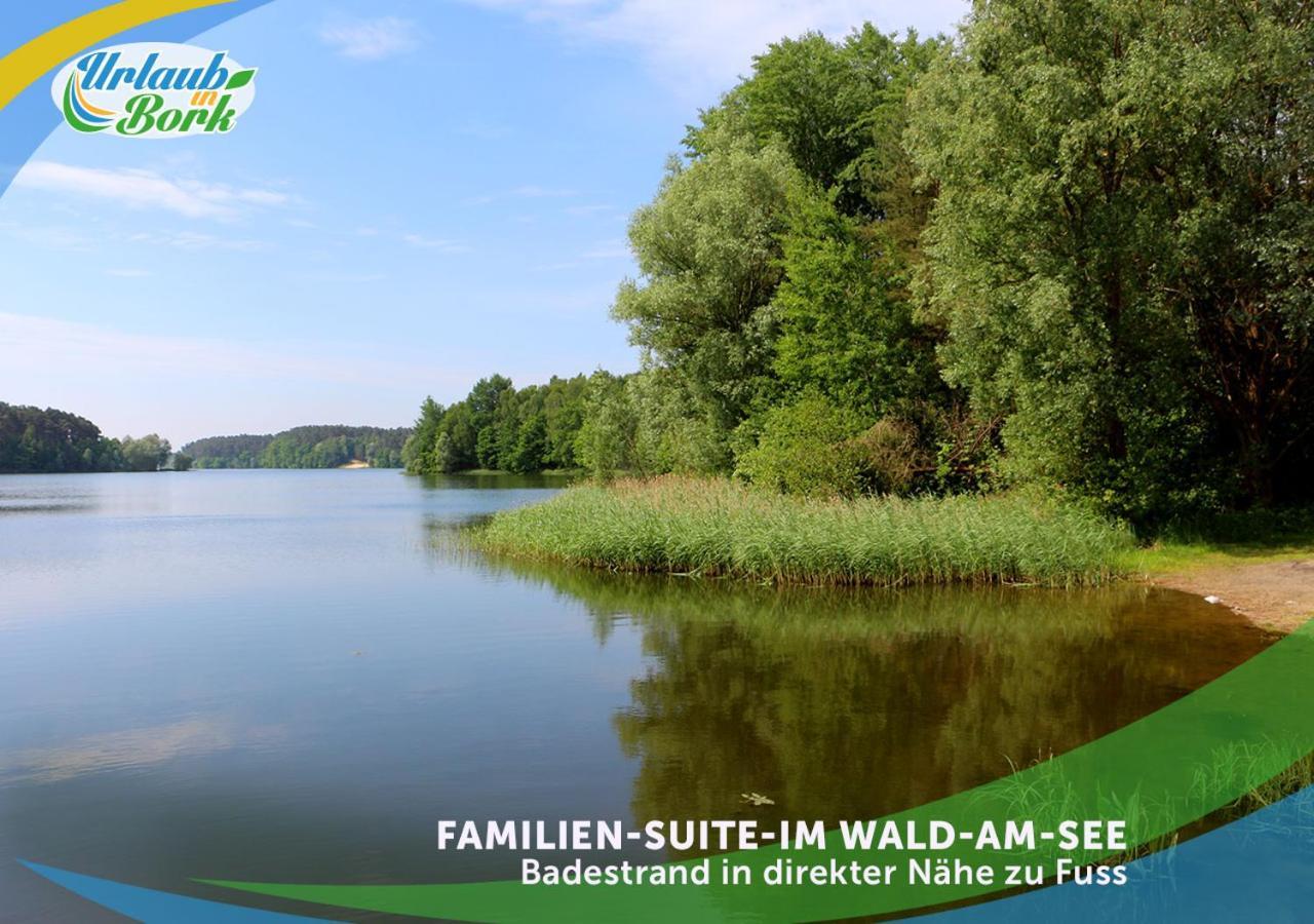 Familien-Suite-Im-Wald-Am-See Bork Exteriör bild
