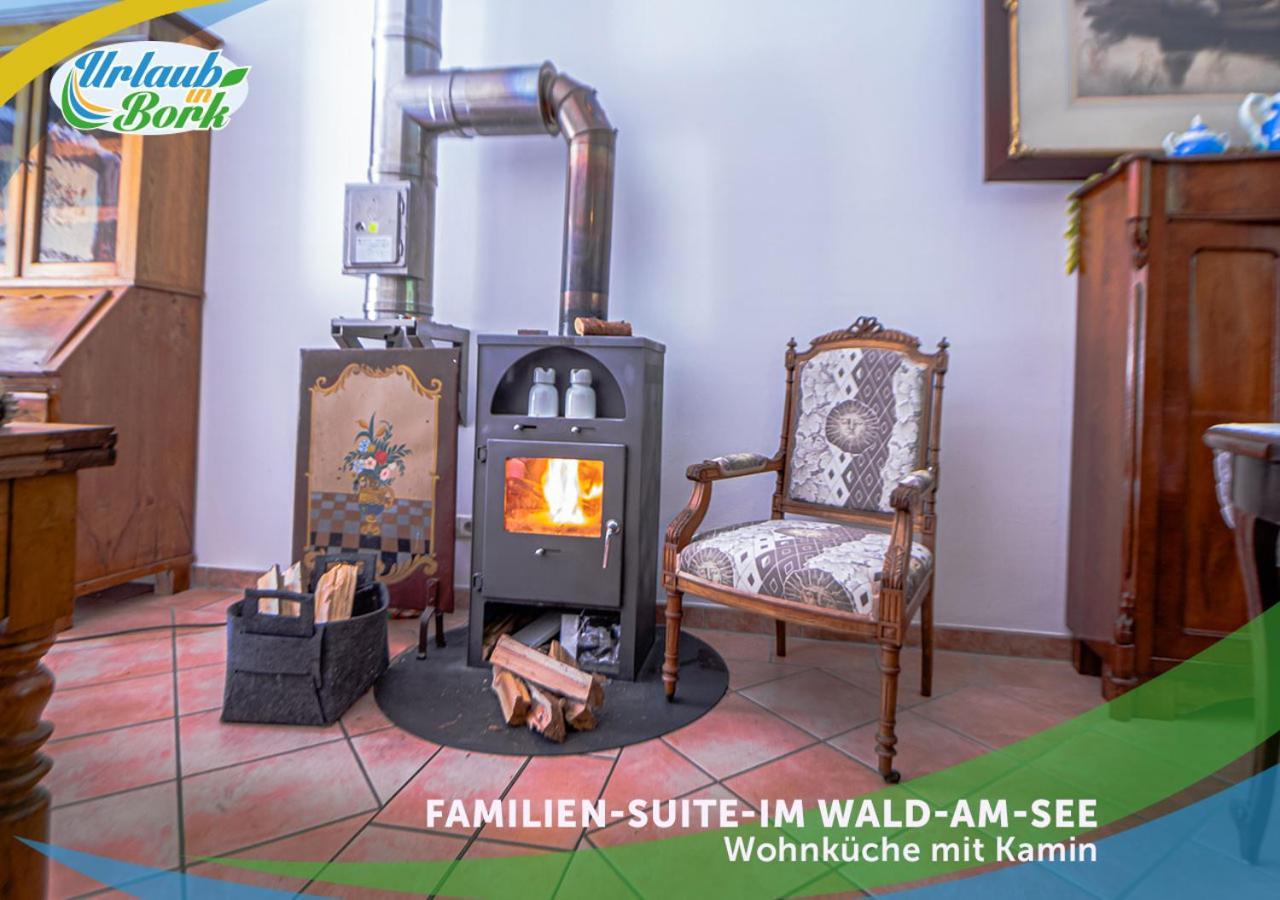 Familien-Suite-Im-Wald-Am-See Bork Exteriör bild