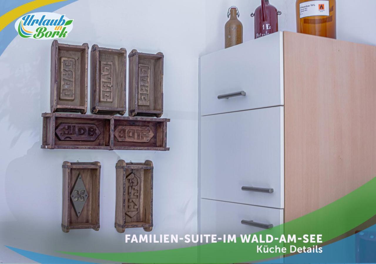 Familien-Suite-Im-Wald-Am-See Bork Exteriör bild