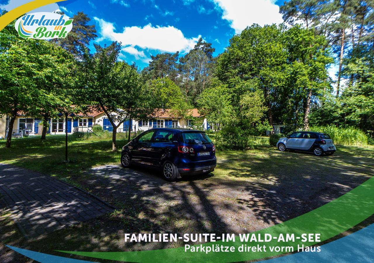 Familien-Suite-Im-Wald-Am-See Bork Exteriör bild