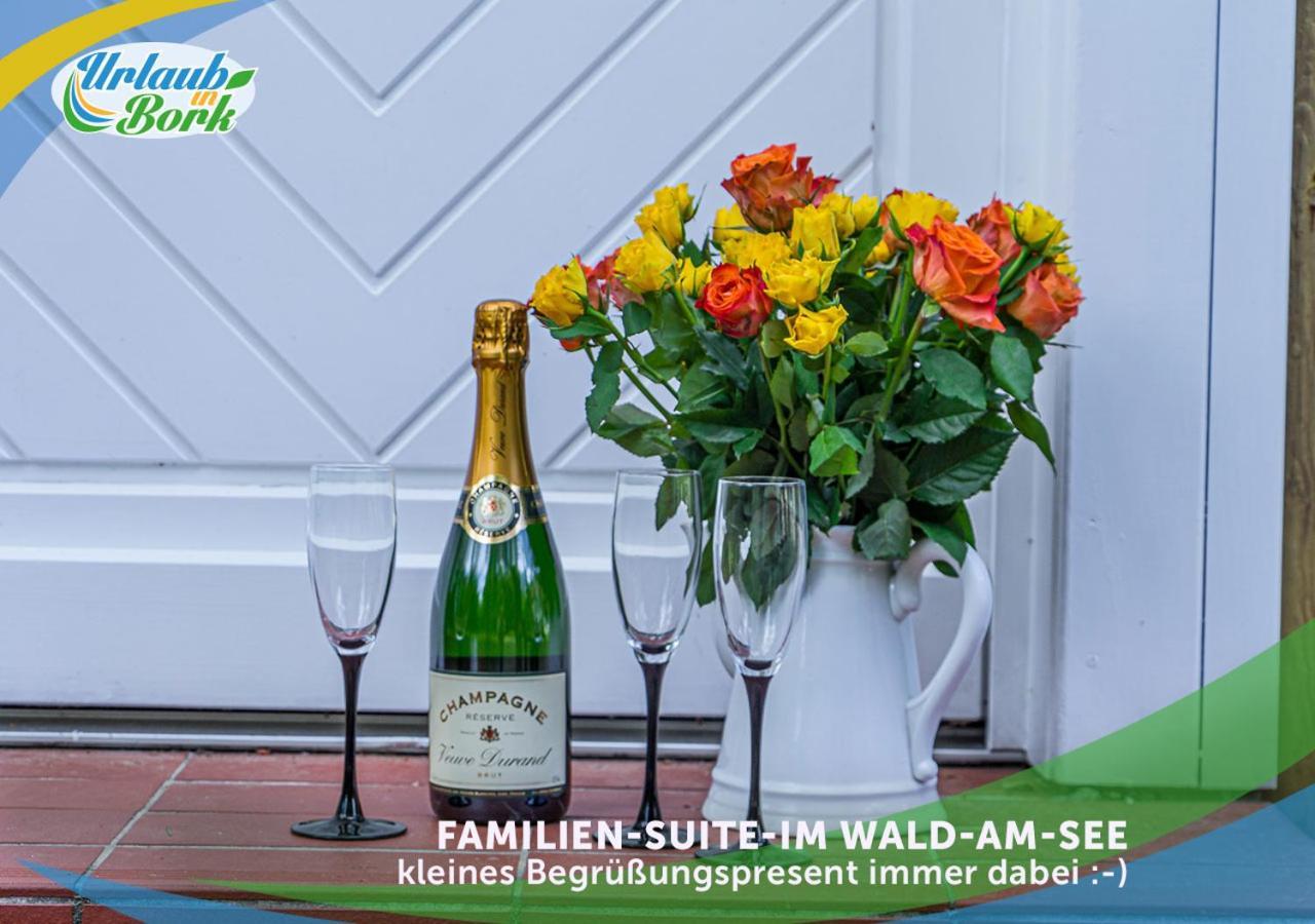 Familien-Suite-Im-Wald-Am-See Bork Exteriör bild