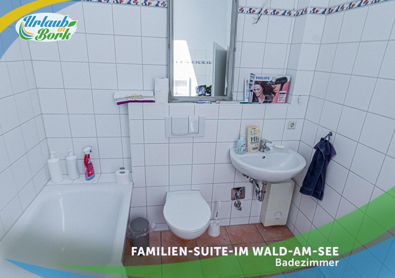 Familien-Suite-Im-Wald-Am-See Bork Exteriör bild